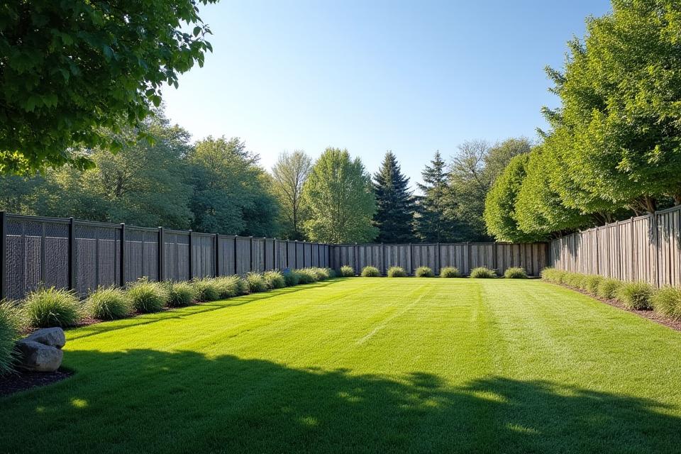 The secure, fenced outdoor area for dog training at Canine Compass.